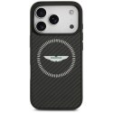 Etui Aston Martin HC Kevlar Counter Design MagSafe do iPhone 17 Pro czarny