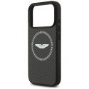 Etui Aston Martin HC Kevlar Counter Design MagSafe do iPhone 17 Pro czarny