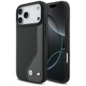 Etui BMW M Carbon Logo MagSafe do iPhone 17 Pro Max / 18 Pro Max antracyt
