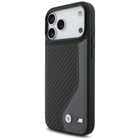 Etui BMW M Carbon Logo MagSafe do iPhone 17 Pro Max / 18 Pro Max antracyt