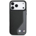 Etui BMW M Carbon Logo MagSafe do iPhone 17 Pro Max / 18 Pro Max antracyt