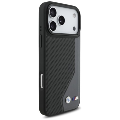 Etui BMW M Carbon Logo MagSafe do iPhone 17 Pro Max / 18 Pro Max antracyt