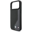 Etui BMW M Carbon Logo MagSafe do iPhone 17 Pro Max / 18 Pro Max antracyt