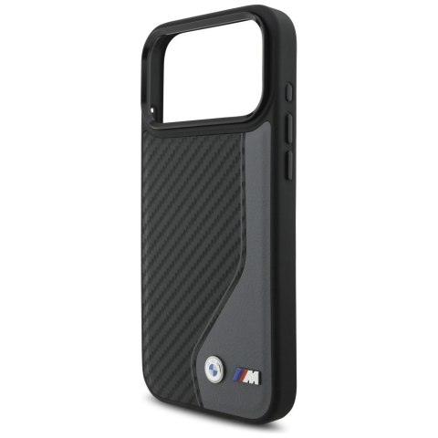 Etui BMW M Carbon Logo MagSafe do iPhone 17 Pro Max / 18 Pro Max antracyt