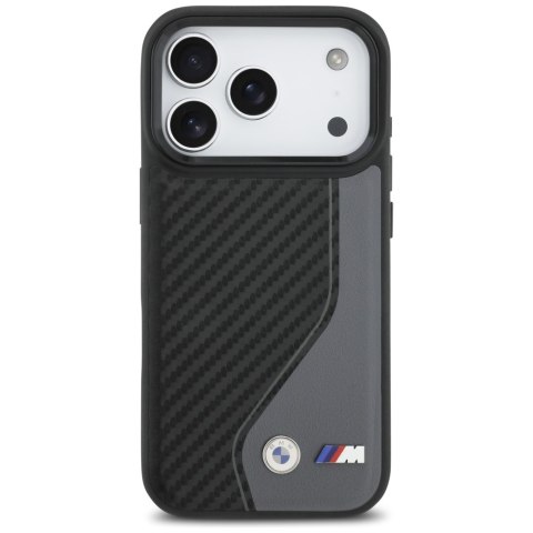 Etui BMW M Carbon Logo MagSafe do iPhone 17 Pro / 18 Pro antracyt