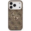 Etui Guess 4G Big 4G Classic Logo do iPhone 17 Pro brązowy złoty
