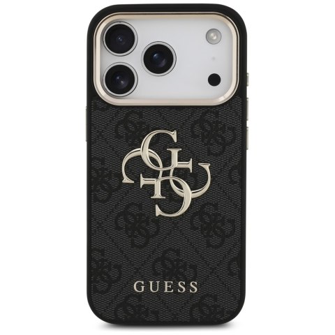Etui Guess 4G Big 4G Classic Logo do iPhone 17 Pro czarny złoty