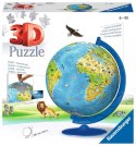 Puzzle 180 elementów 3D Kula Dziecinny globus