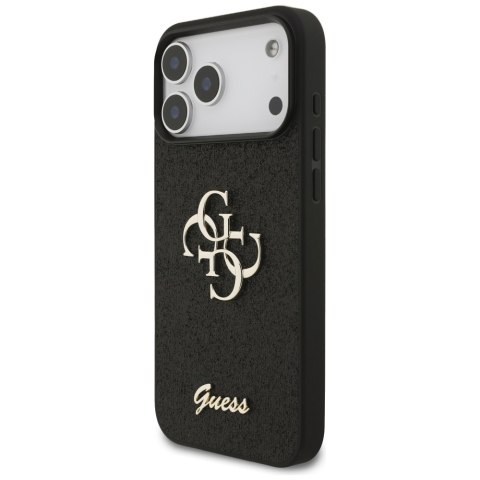 Etui Guess Fixed Glitter Big 4G do iPhone 17 Pro Max czarny