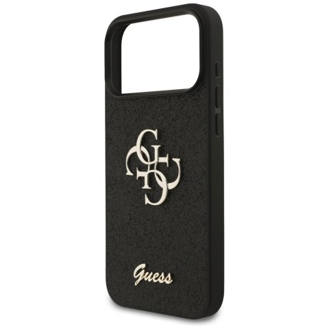 Etui Guess Fixed Glitter Big 4G do iPhone 17 Pro Max czarny