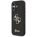 Etui Guess Fixed Glitter Big 4G do iPhone 17 czarny