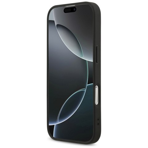 Etui Guess Fixed Glitter Big 4G do iPhone 17 czarny