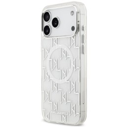 Etui Karl Lagerfeld IML KL Monogram MagSafe do iPhone 17 Pro Max biały