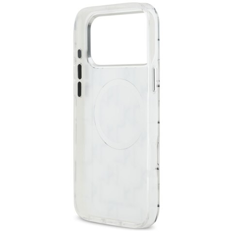 Etui Karl Lagerfeld IML KL Monogram MagSafe do iPhone 17 Pro Max biały