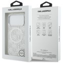 Etui Karl Lagerfeld IML KL Monogram MagSafe do iPhone 17 Pro biały