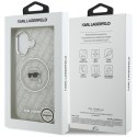 Etui Karl Lagerfeld IML Karl Head Logo MagSafe do iPhone 17 szary