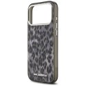 Etui Karl Lagerfeld IML Leopard Pattern MagSafe do iPhone 17 Pro Max czarny