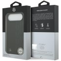 Etui Mercedes Leather Laurel Leaves MagSafe do iPhone Air czarny