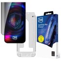 Szkło prywatyzujące 3MK HardGlass Max Privacy z aplikatorem do Apple iPhone 16 Pro/17
