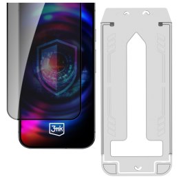 Szkło prywatyzujące 3MK HardGlass Max Privacy z aplikatorem do Apple iPhone 16 Pro/17