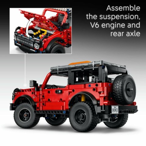 Zestaw do budowania Lego 42213 Ford Bronco SUV 943 Części