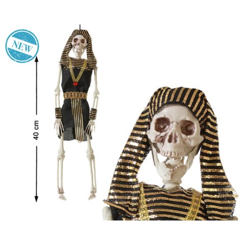 Dekoracje na Halloween Kościotrup Egipcjanin 40 cm