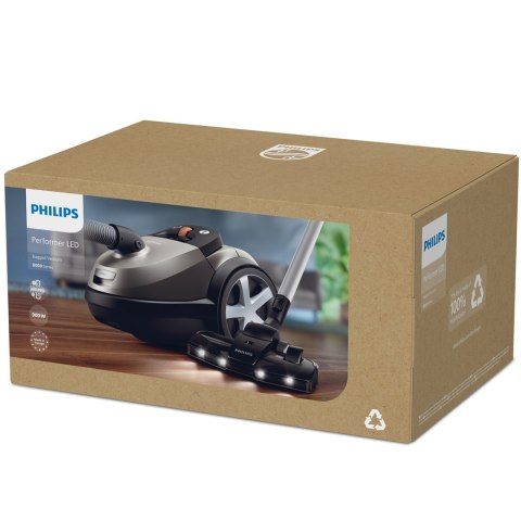 Odkurzacz Philips | XD8152/12 | Moc 900 W | Pojemność na kurz 4 L | Perłowy metal