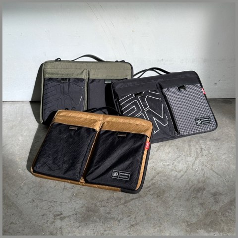 Torba na laptopa Skinarma Jager sleeve 14" brązowy