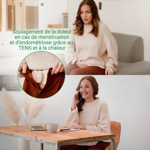 Przenośny Masażer Relaksacyjny i Łagodzący Ból Menstruacyjny Medisana TT 250 Beżowy