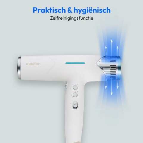 Suszarka do Włosów Medion Biały 1500 W
