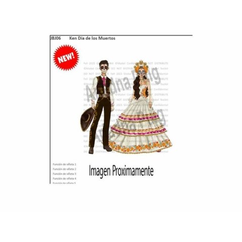 Figurka Mattel Ken Święto Zmarłych
