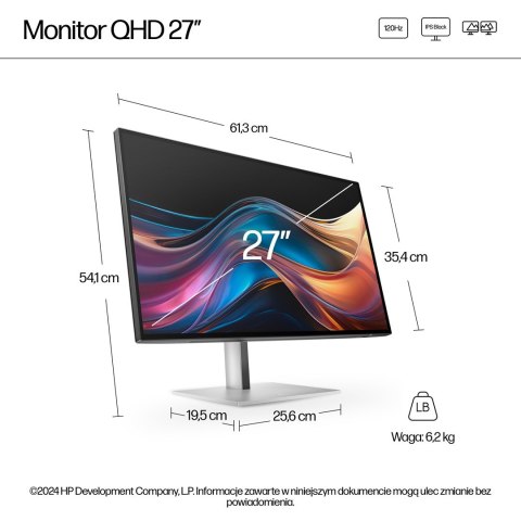 Monitor HP Series 7 Pro 27 cali QHD