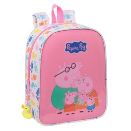 Plecak szkolny Peppa Pig Baby pig Wielokolorowy 22 x 27 x 10 cm