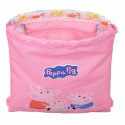 Worek na buty ze sznurkami Peppa Pig Baby pig Wielokolorowy 26 x 34 x 1 cm