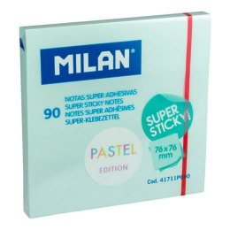 Karteczki przyklejane Milan Pastelowy Niebieski 76 x 76 mm (10 Sztuk)