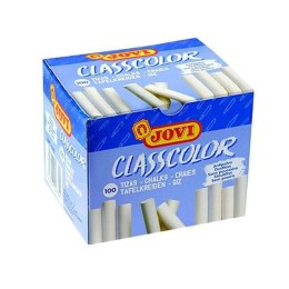 Kredy Jovi CLASSCOLOR Biały 80 mm Ø 9 mm 100 Części (6 Sztuk)