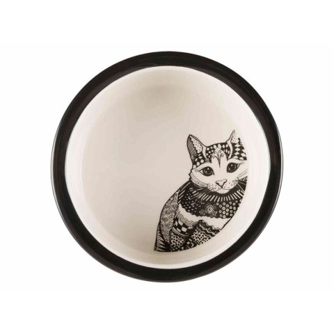 Karmnik dla Zwierząt Trixie Biały Czarny 300 ml 0,3 L Ceramika