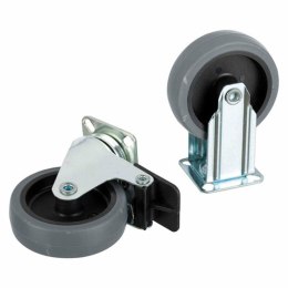 Koła Trixie Czarny Plastikowy Transporter (4 Sztuk) (4 Części)