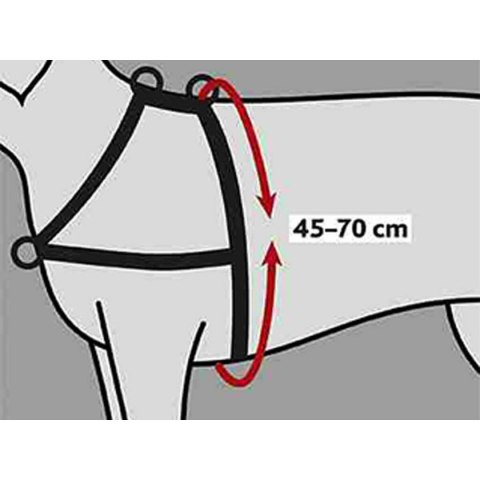Szelki dla psa Trixie Czarny S/M