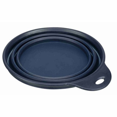 Składana Miska dla Zwierząt Trixie Travel Silikon 1 L Kolor Zielony