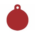 Tabliczka identyfikacyjna na naszyjnik Imarc Circle Czerwony