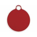 Tabliczka identyfikacyjna na naszyjnik Imarc Circle Czerwony