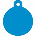 Tabliczka identyfikacyjna na naszyjnik Imarc Circle Niebieski