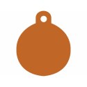 Tabliczka identyfikacyjna na naszyjnik Imarc Circle Pomarańczowy