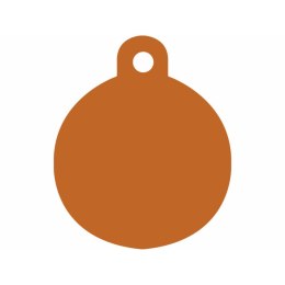 Tabliczka identyfikacyjna na naszyjnik Imarc Circle Pomarańczowy