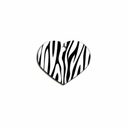 Tabliczka identyfikacyjna na naszyjnik Imarc Heart Czarny