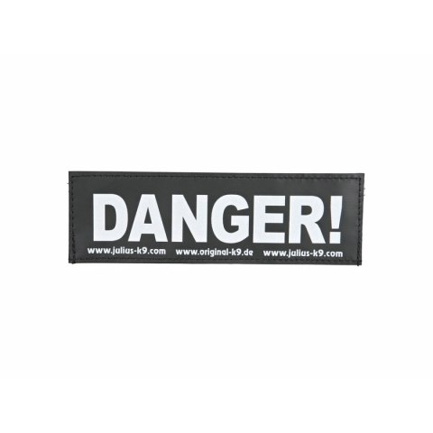 Etykiety na uprząż Trixie DANGER! L