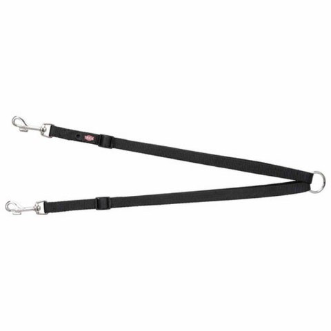 Łącznik do Smyczy dla 2 Psów Trixie New Premium Czarny 40-70 cm XS S M
