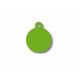 Tabliczka identyfikacyjna na naszyjnik Imarc Circle Kolor Zielony