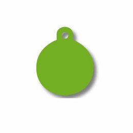 Tabliczka identyfikacyjna na naszyjnik Imarc Circle Kolor Zielony